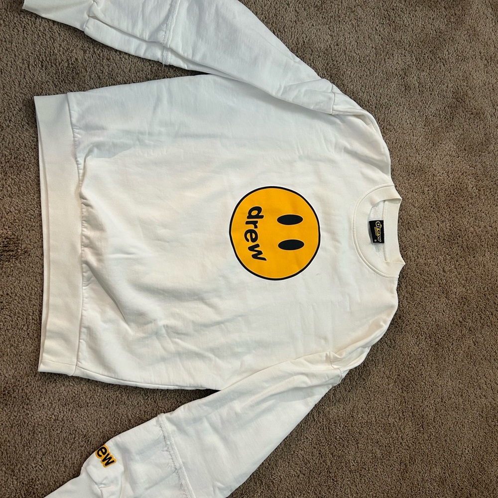 White Drew House Crewneck Sweatshirt